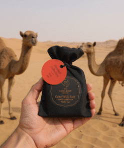 صابونة حليب الإبل بوصفة العود الطبيعي لمشاكل البشرة - 95 جم